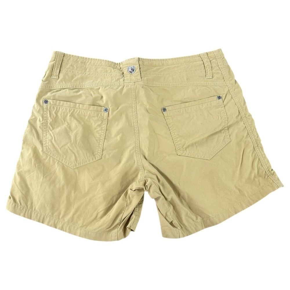 KUHL Splash Shorts 5” Inseam Women’s Size 8 Tan Yellow Hiking Cargo - Picture 3 of 9